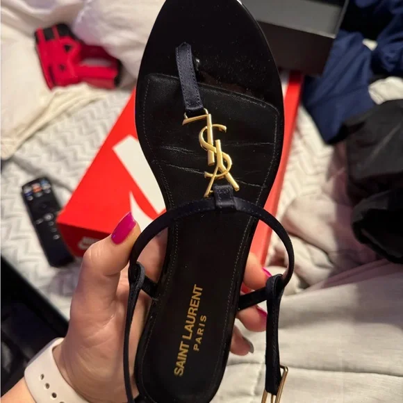 YSL sandals size 10 - WORN ONCE !!! - Picture 5 of 5